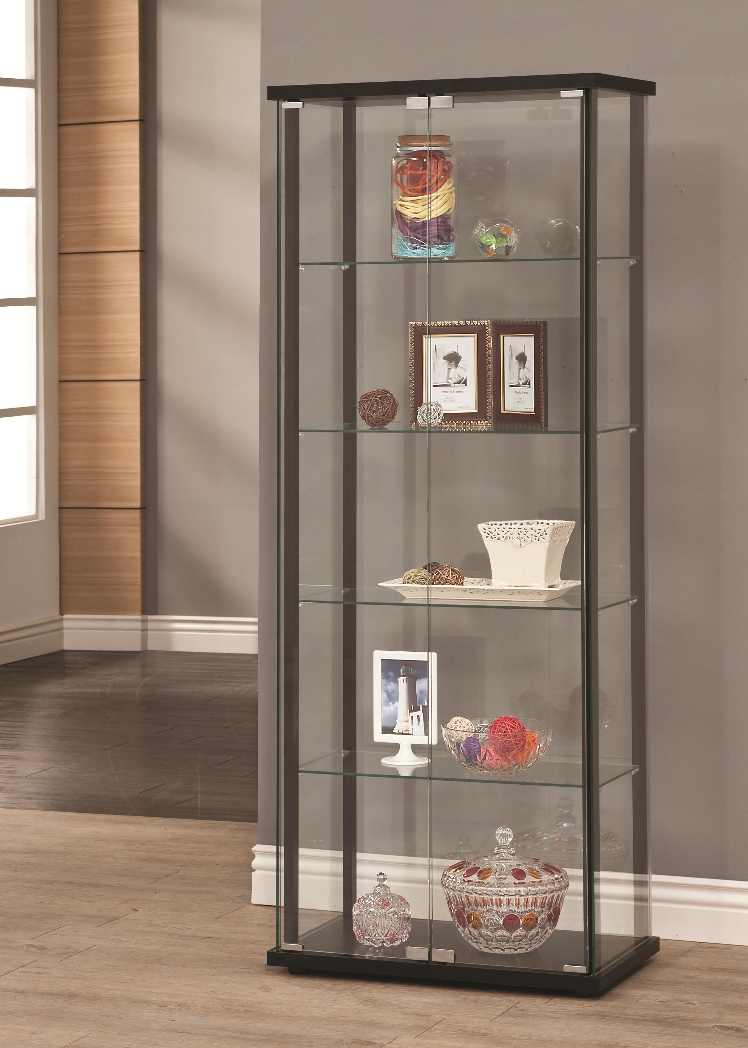 Corner curio sales cabinet modern